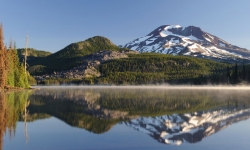 Mist over Sparks Lake Mist over Sparks Lake