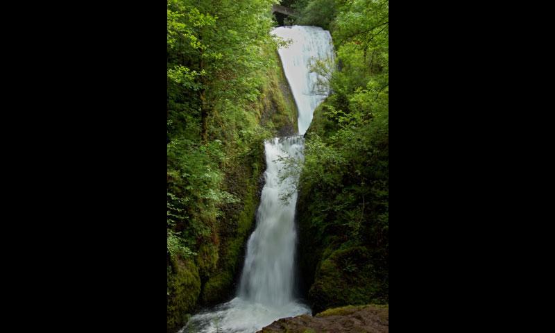 Bridal Veil Falls near Hood River Oregon