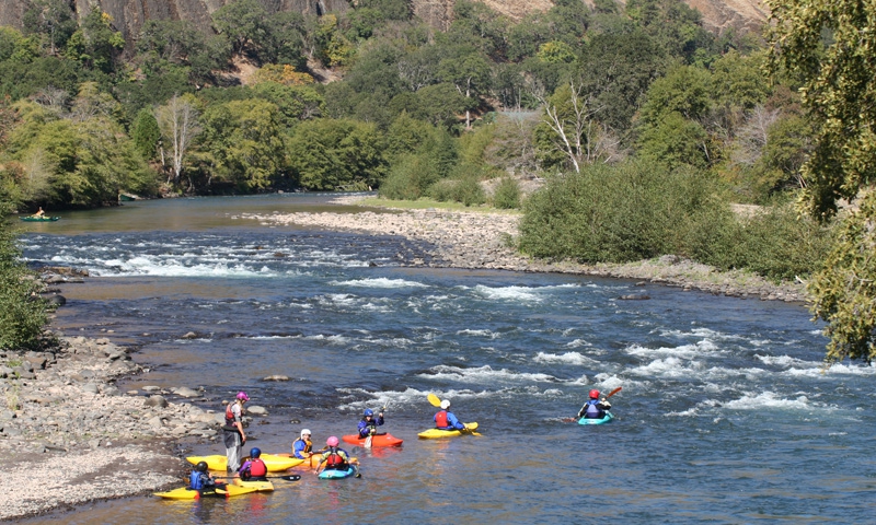 Kayaking the Klickitat River
