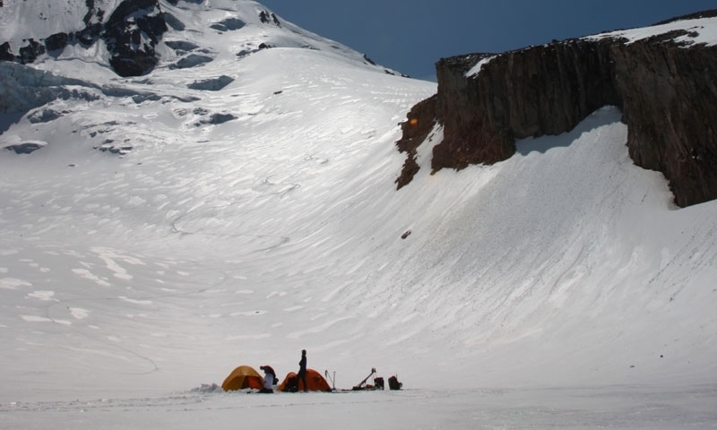 At the Basecamp of Mount Hood